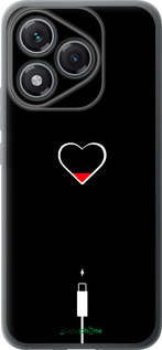 Силиконовый чехол Подзарядка сердца для Huawei Honor 400 Lite 5G - 4274u-3993 изображение 