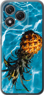 Силиконовый чехол Ананас на воде для Huawei Honor 400 Lite 5G - 4384u-3993 изображение 