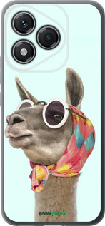 Силиконовый чехол Модная лама для Huawei Honor 400 Lite 5G - 4479u-3993 изображение 