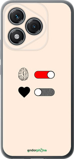 Силиконовый чехол Любовь и ум для Huawei Honor 400 Lite 5G - 4553u-3993 изображение 