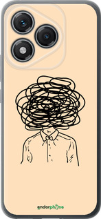 Силиконовый чехол Мысли для Huawei Honor 400 Lite 5G - 4568u-3993 изображение 