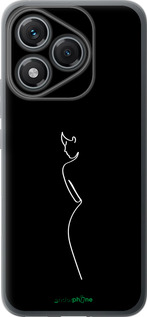 Силиконовый чехол Силуэт1 для Huawei Honor 400 Lite 5G - 4590u-3993 изображение 