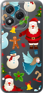 Силиконовый чехол Новогодний 1 для Huawei Honor 400 Lite 5G - 4614u-3993 изображение 