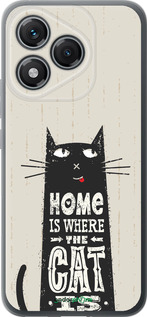 Силиконовый чехол Кот для Huawei Honor 400 Lite 5G - 4671u-3993 изображение 