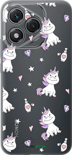 Силиконовый чехол Единорожка v2 для Huawei Honor 400 Lite 5G - 4703u-3993 изображение 