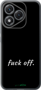 Силиконовый чехол Fuck off для Huawei Honor 400 Lite 5G - 4731u-3993 изображение 