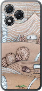 Силиконовый чехол Сказочные холмы для Huawei Honor 400 Lite 5G - 4749u-3993 изображение 