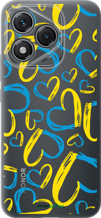 Силиконовый чехол Сердца UA для Huawei Honor 400 Lite 5G - 5292u-3993 изображение 