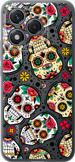 Силиконовый чехол Черепа для Huawei Honor 400 Lite 5G - 5471u-3993 изображение 