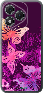 Силиконовый чехол Бабочки v2 для Huawei Honor 400 Lite 5G - 5475u-3993 изображение 