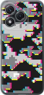 Силиконовый чехол Пиксельный камуфляж для Huawei Honor 400 Lite 5G - 5481u-3993 изображение 