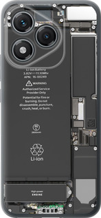 Силиконовый чехол Детали смартфона для Huawei Honor 400 Lite 5G - 5487u-3993 изображение 