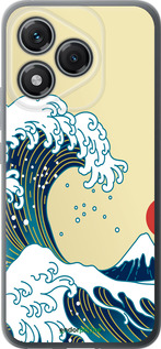 Силиконовый чехол Японские волны для Huawei Honor 400 Lite 5G - 5533u-3993 изображение 