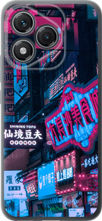 Силиконовый чехол Hong Kong City для Huawei Honor 400 Lite 5G - 5536u-3993 изображение 