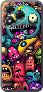 Силиконовый чехол Cмешные монстры для Huawei Honor 400 Lite 5G - 5549u-3993 изображение 