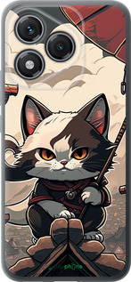 Силиконовый чехол Япония - кот на крыше для Huawei Honor 400 Lite 5G - 5582u-3993 изображение 