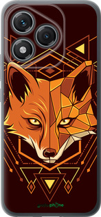 Силиконовый чехол Лиса геометрия для Huawei Honor 400 Lite 5G - 5607u-3993 изображение 