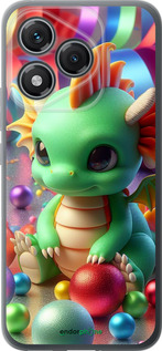 Силиконовый чехол Веселый дракончик для Huawei Honor 400 Lite 5G - 5812u-3993 изображение 