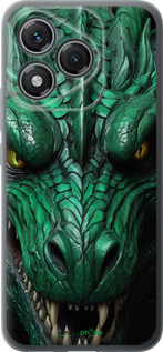 Силиконовый чехол Зелёный дракон v2 для Huawei Honor 400 Lite 5G - 5817u-3993 изображение 