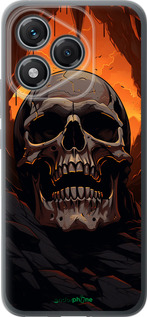 Силиконовый чехол Череп в пещере для Huawei Honor 400 Lite 5G - 5959u-3993 изображение 