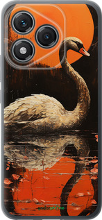 Силиконовый чехол Лебедь для Huawei Honor 400 Lite 5G - 5964u-3993 изображение 