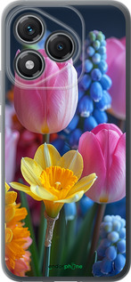 Силиконовый чехол Весенние цветы для Huawei Honor 400 Lite 5G - 6058u-3993 изображение 