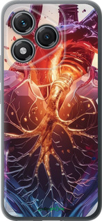 Силиконовый чехол Crystal Heart для Huawei Honor 400 Lite 5G - 6070u-3993 изображение 