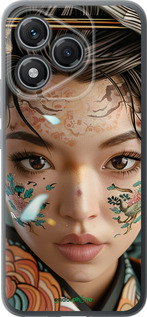 Силиконовый чехол Взгляд души самурая для Huawei Honor 400 Lite 5G - 6076u-3993 изображение 