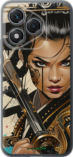 Силиконовый чехол Воительница ветров для Huawei Honor 400 Lite 5G - 6077u-3993 изображение 