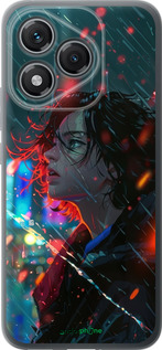 Силиконовый чехол Ночные огни для Huawei Honor 400 Lite 5G - 6096u-3993 изображение 