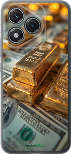 Силиконовый чехол Слитки и доллары для Huawei Honor 400 Lite 5G - 6105u-3993 изображение 