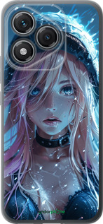 Силиконовый чехол Аниме-дива под дождем для Huawei Honor 400 Lite 5G - 6120u-3993 изображение 