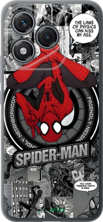 Силиконовый чехол Человек паук для Huawei Honor 400 Lite 5G - 6279u-3993 изображение 