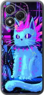 Силиконовый чехол Кот панк для Huawei Honor 400 Lite 5G - 6311u-3993 изображение 