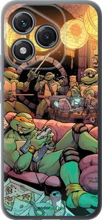 Силиконовый чехол Черепашки нинзя для Huawei Honor 400 Lite 5G - 6346u-3993 изображение 