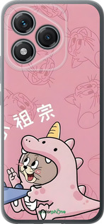 Силиконовый чехол Том и джерри 2 для Huawei Honor 400 Lite 5G - 6359u-3993 изображение 