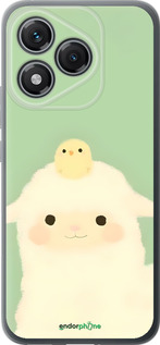 Силиконовый чехол Барашек и ципленок для Huawei Honor 400 Lite 5G - 6369u-3993 изображение 