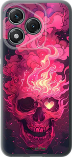 Силиконовый чехол Череп арт для Huawei Honor 400 Lite 5G - 6385u-3993 изображение 