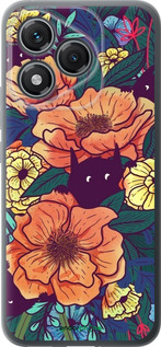 Силиконовый чехол С изображением полевых цветов для Huawei Honor 400 Lite 5G - 6419u-3993 изображение 