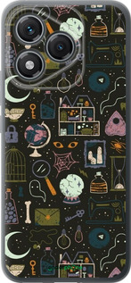 Силиконовый чехол Колдовской принт для Huawei Honor 400 Lite 5G - 6425u-3993 изображение 