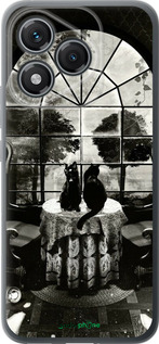 Силиконовый чехол Череп и коты для Huawei Honor 400 Lite 5G - 6432u-3993 изображение 