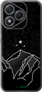 Силиконовый чехол Минималистический горный пейзаж для Huawei Honor 400 Lite 5G - 6438u-3993 изображение 