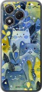 Силиконовый чехол С изображением кошачьего леса для Huawei Honor 400 Lite 5G - 6447u-3993 изображение 