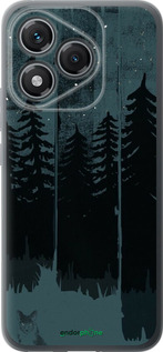 Силиконовый чехол Лиса и ночной лес для Huawei Honor 400 Lite 5G - 6481u-3993 изображение 