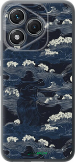 Силиконовый чехол Морская тематика в стиле арт-деко для Huawei Honor 400 Lite 5G - 6520u-3993 изображение 