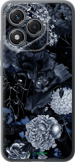 Силиконовый чехол Абстрактный цветочный рисунок в синих тонах для Huawei Honor 400 Lite 5G - 6539u-3993 изображение 