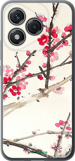 Силиконовый чехол Принт с изображением цветения сакуры для Huawei Honor 400 Lite 5G - 6545u-3993 изображение 