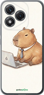 Силіконовий чехол Funny Capybara CEO Working для Huawei Honor 400 Lite 5G - 6777u-3993 изображение 