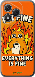 Силіконовий чехол Funny Cat для Huawei Honor 400 Lite 5G - 6786u-3993 изображение 