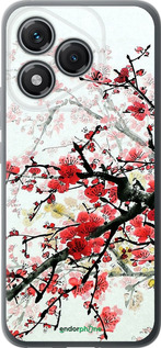 Силиконовый чехол Цветущий куст для Huawei Honor 400 Lite 5G - 831u-3993 изображение 